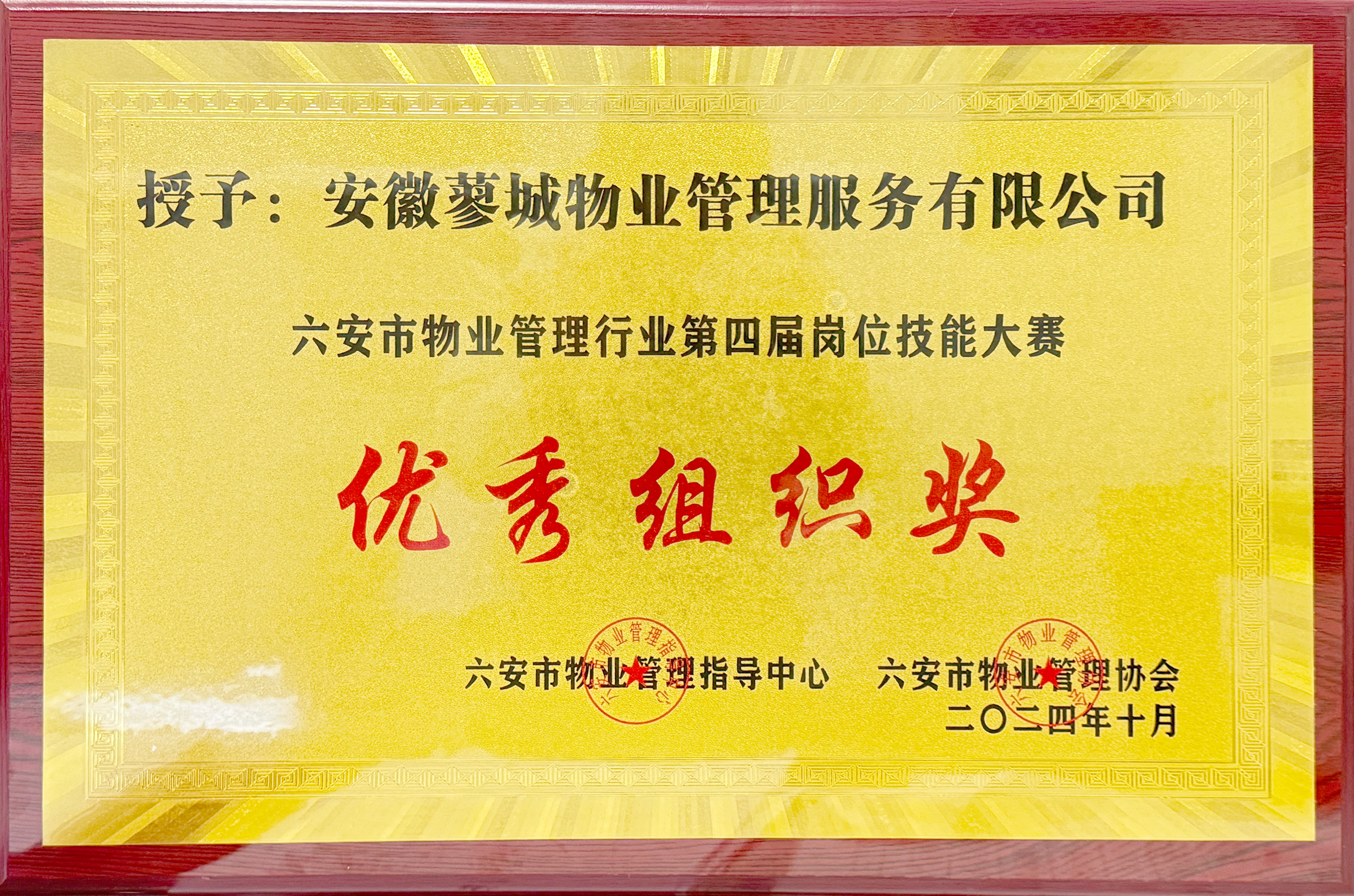 紅色引擎聚合力，蓼城物業(yè)獲殊榮——安徽蓼城物業(yè)公司參加六安市物業(yè)協(xié)會(huì)大會(huì)